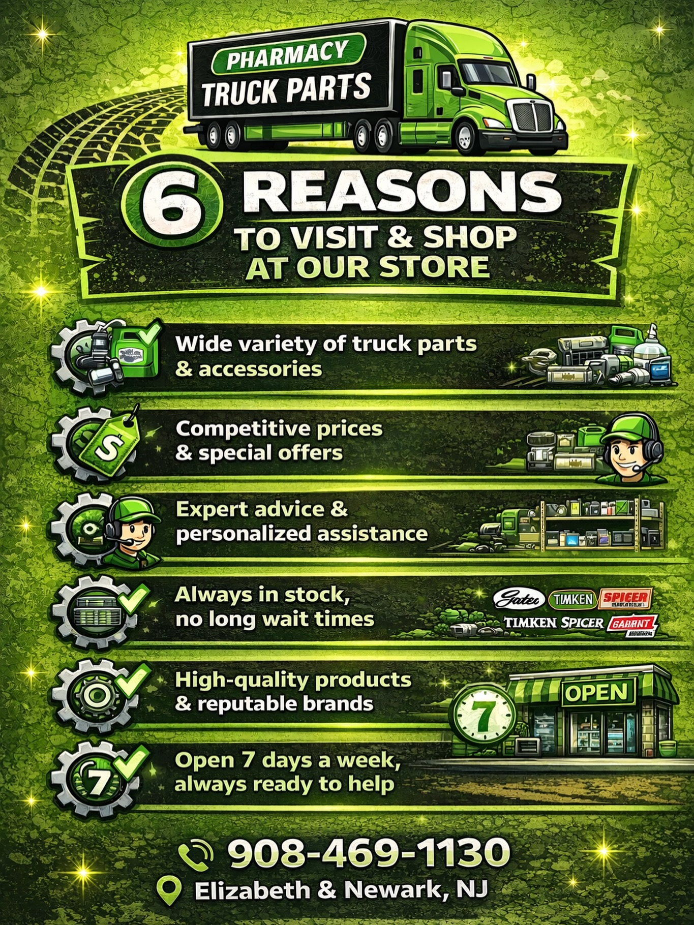 6 Reasons to visit and shop at our store