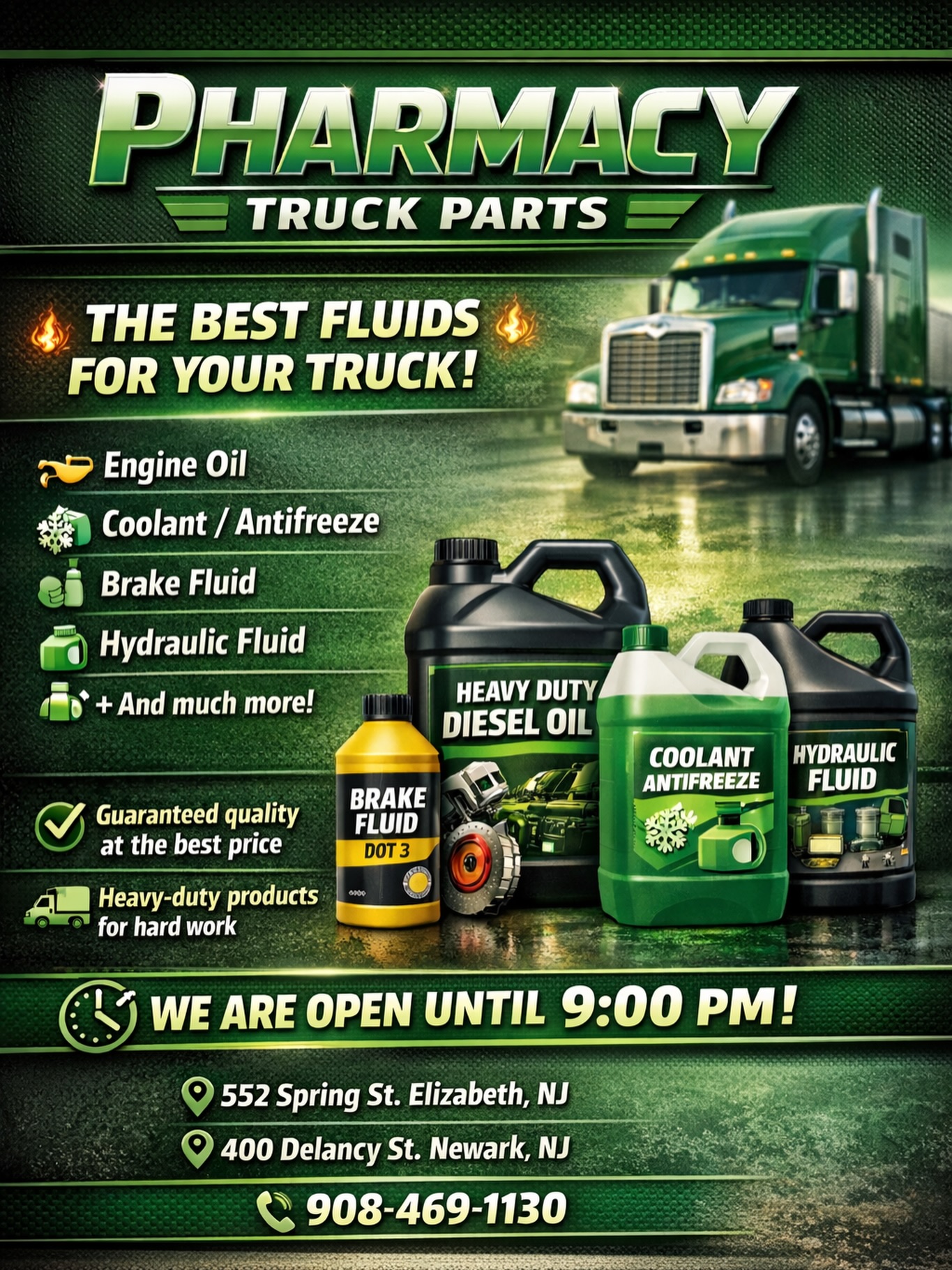 The best fluids for your truck